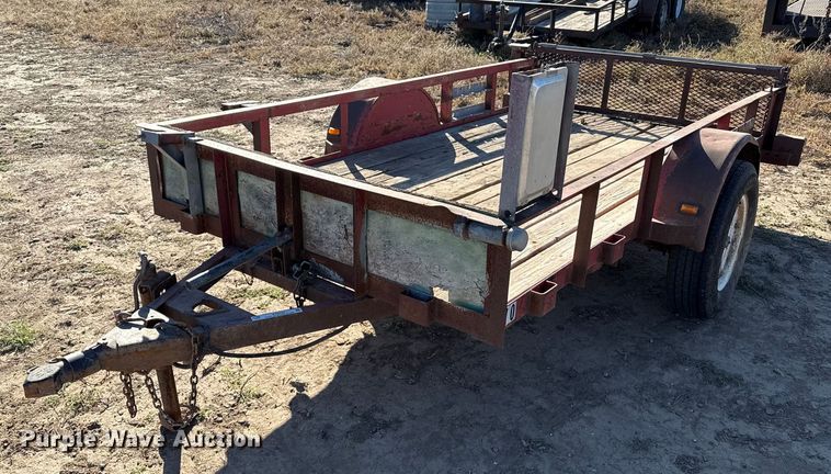 Shop built tilt deck utility trailer - EP0753