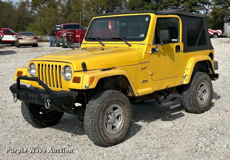 2002 Jeep Wrangler Sport SUV - ET3392