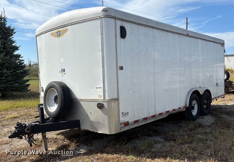 2012 H and H Trailers 20' enclosed cargo trailer - ET4656