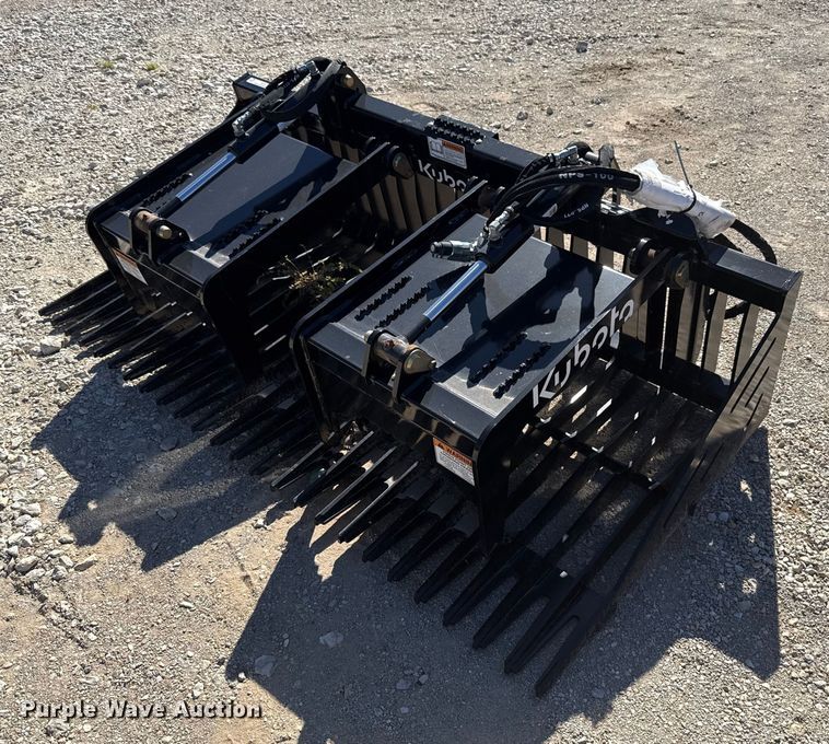 Kubota SGR1578 skid steer rock bucket - EU5174