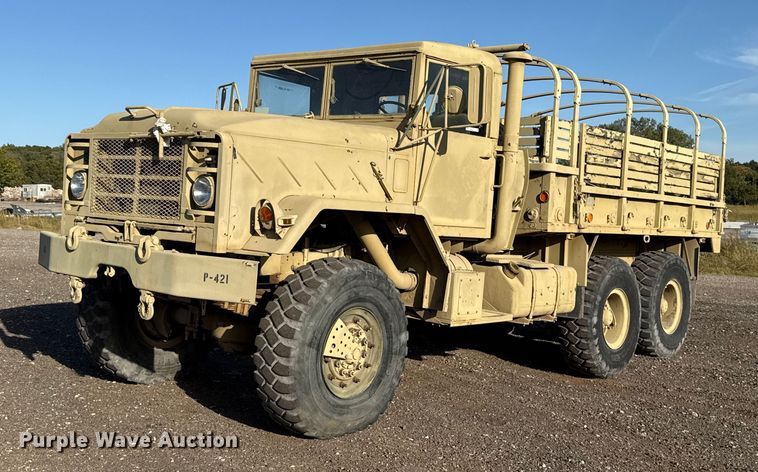 1990 BMY Harsco M923A2 flatbed truck - EU5176