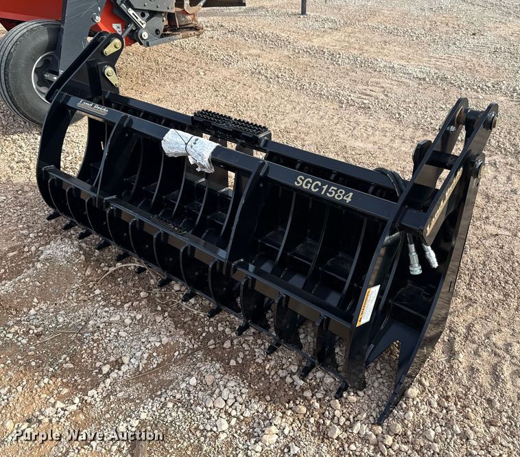 Land Pride SGC1584 skid steer grapple bucket - EU5284