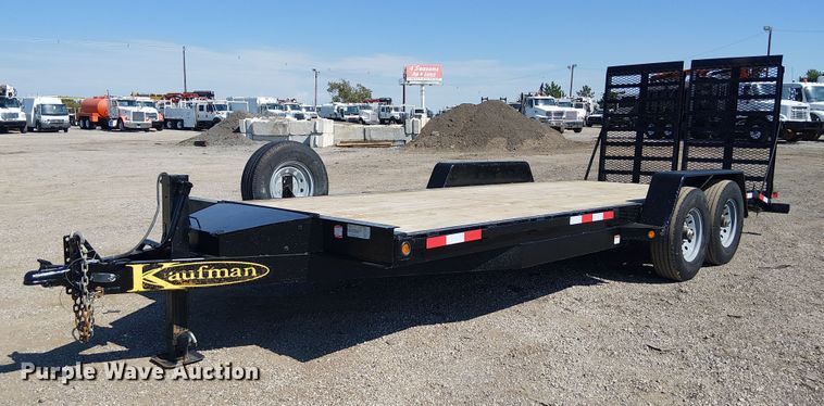 2023 Kaufman equipment trailer - NU9761