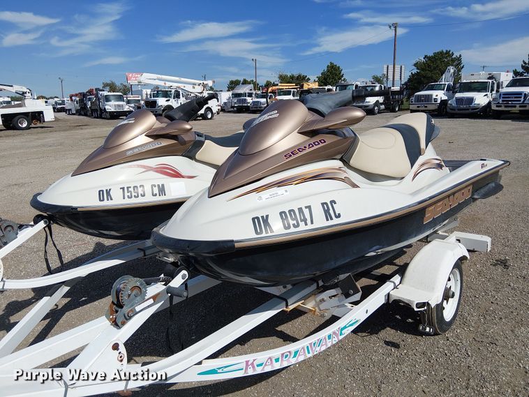 (2) Sea Doo GTI personal watercrafts - NU9782