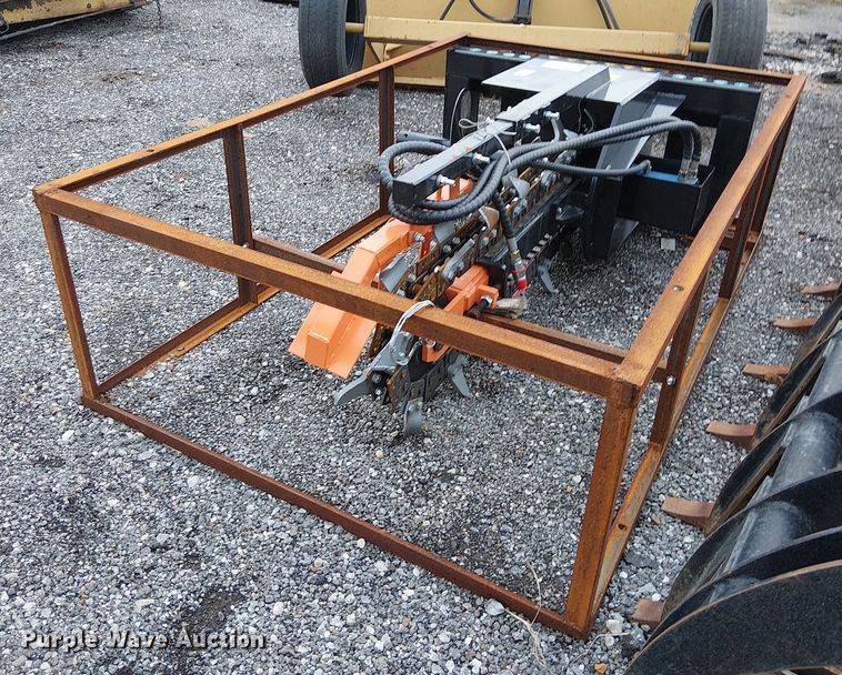 2025 Mower King ECSSCT73 skid steer trencher - DJ7926