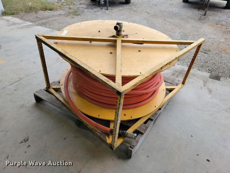 1" diameter sewer jetter hose reel and hose - DX6485