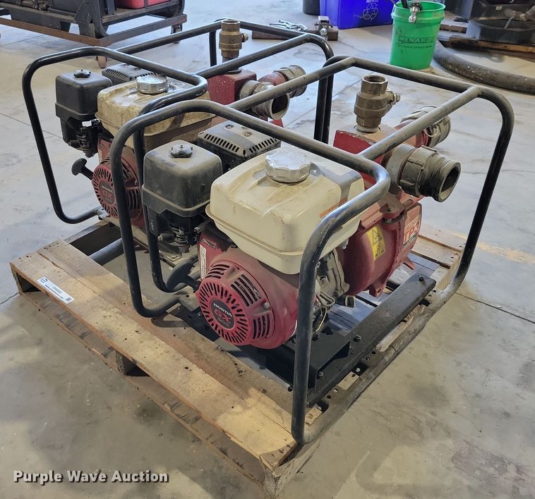 (2) Riverside Pumps TP3 3" trash pumps - DX6520