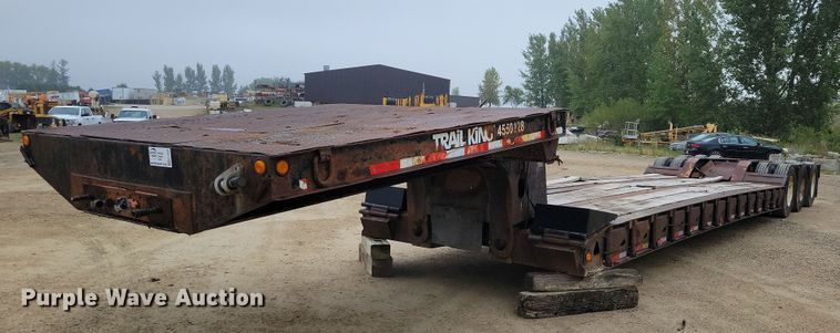 2001 Trail King lowboy equipment trailer - EA2564