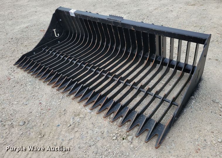 Jenkins skid steer rock bucket - EA2677