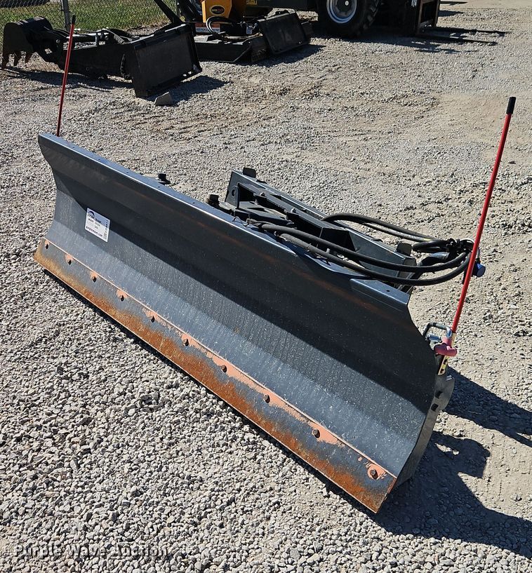 TMG Industrial DB86 skid steer snow plow - EB8411