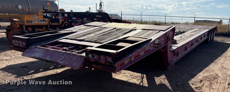 2006 Holden HPF50 lowboy equipment trailer - EF6107