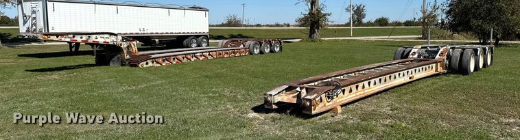 1998 Trail King TK110HDG-503 lowboy equipment trailer - EM2472