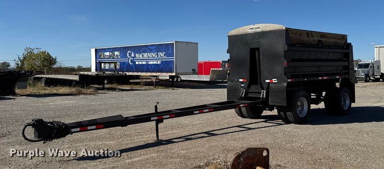 2002 Wheeler Steel Works end dump pup trailer - EM2473