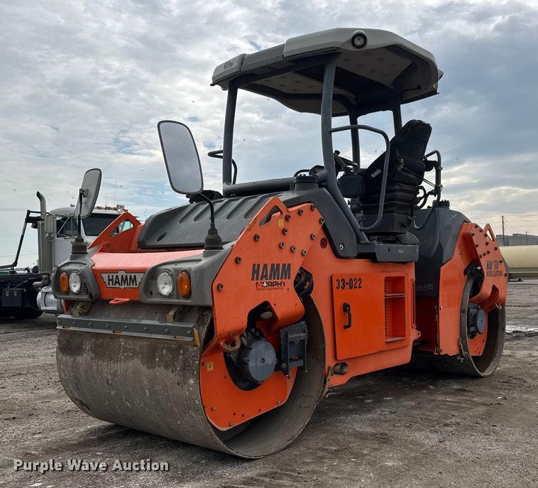 2015 Hamm HD+ 70i V0 double drum vibratory roller - EM8415