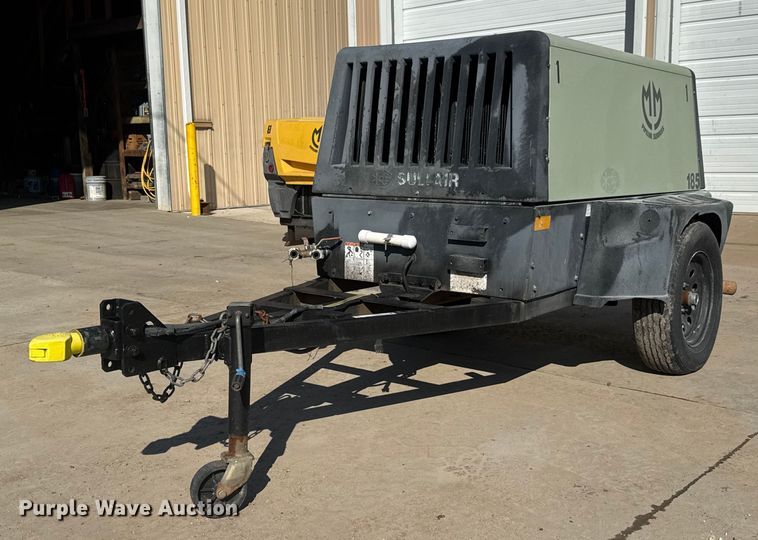 Sullair 185DPQJD air compressor - EM8435