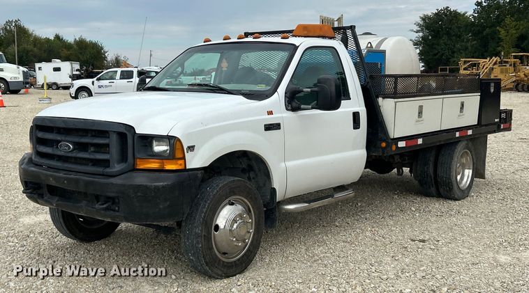 2000 Ford F450 Super Duty flatbed truck - ET3339