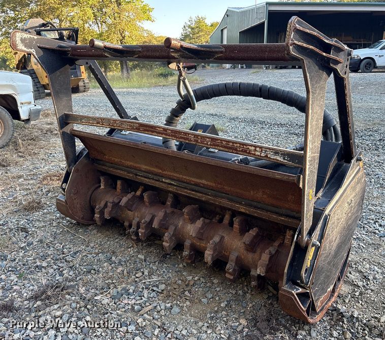 2021 CAT HM418C skid steer mulcher - ET7135