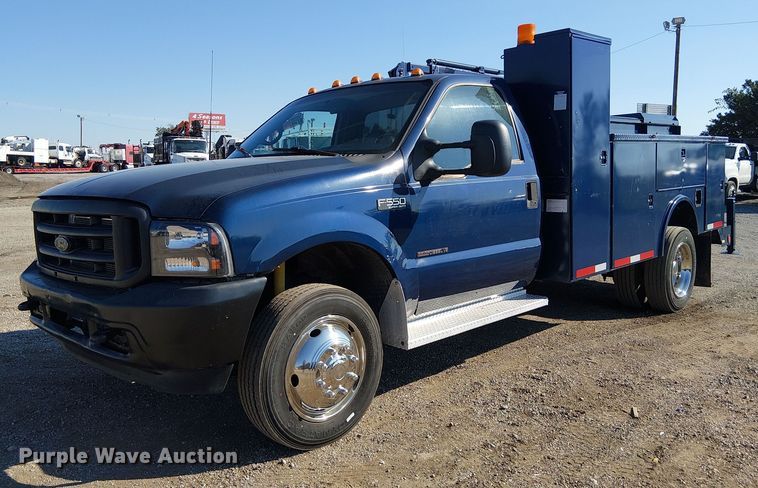 2000 Ford F550 Super Duty XL utility / service truck - NU9759