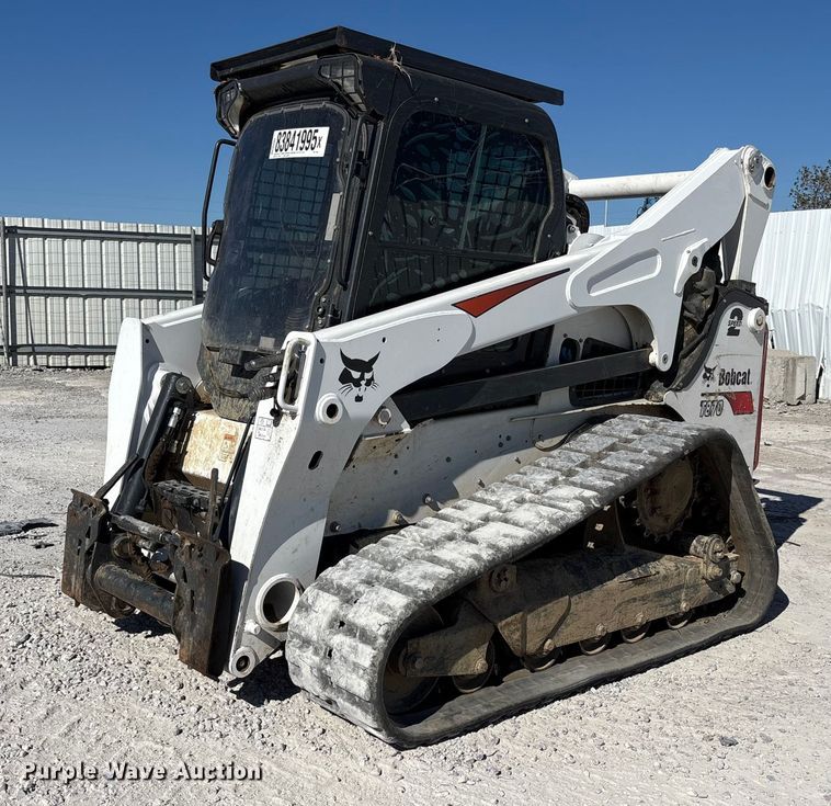 2021 Bobcat T870 tracked skid steer loader - YA1362