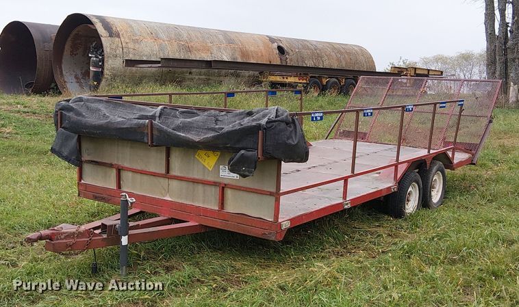 1988 Shop built utility trailer - DU3609