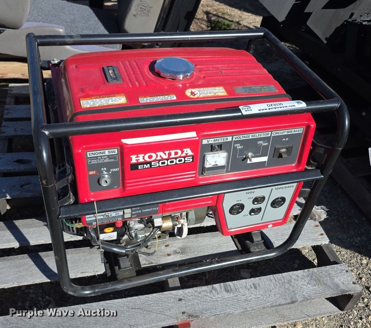 Honda EM5000S generator - DZ3530