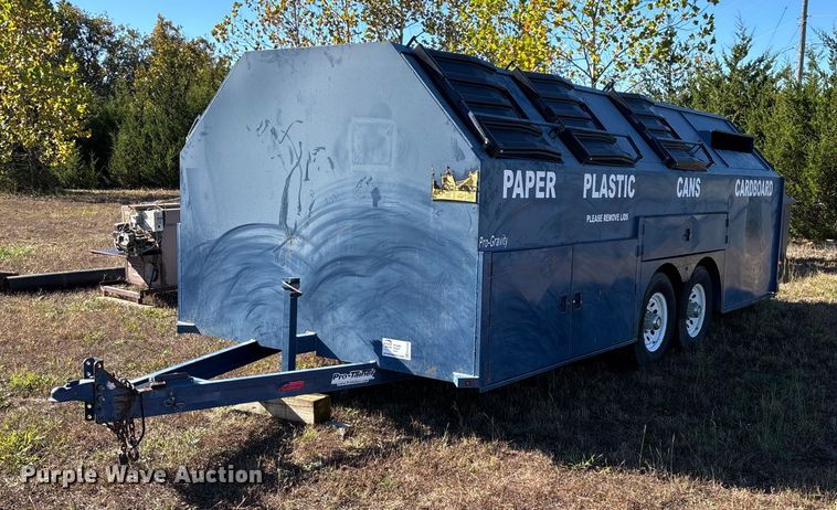 2013 Pro-Tainer recycle trailer - ED2330