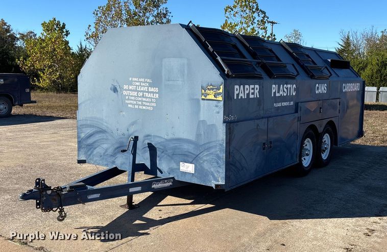 2013 Pro-Tainer recycle trailer - ED2331