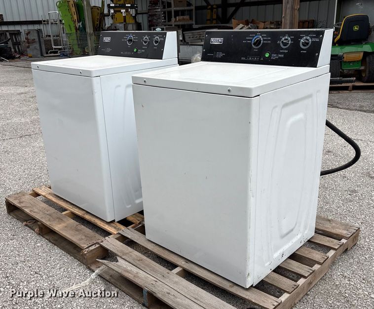 (2) Maytag Commercial MVWP575GW0 washers - EG8811