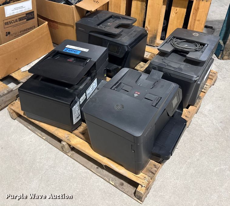 (4) HP Office Jet Pro 8620/8710 printers - EG8812