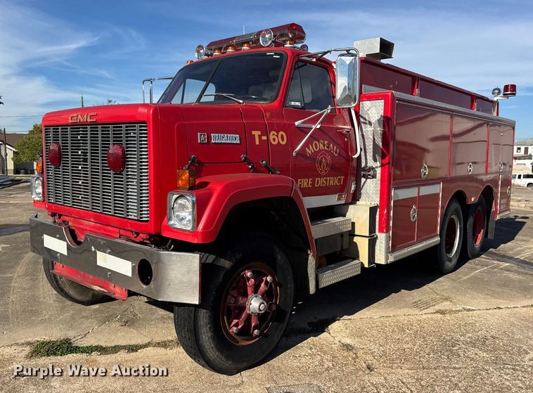 1983 GMC Brigadier pumper fire truck - EN0677