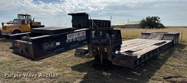 1996 Witzco Challenger RG-50 lowboy equipment trailer - EP0799