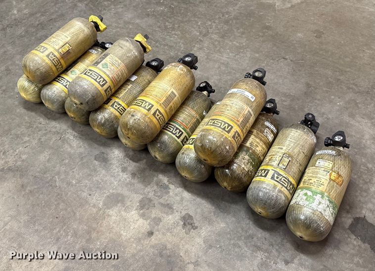 (14) MSA oxygen tanks - EU5357