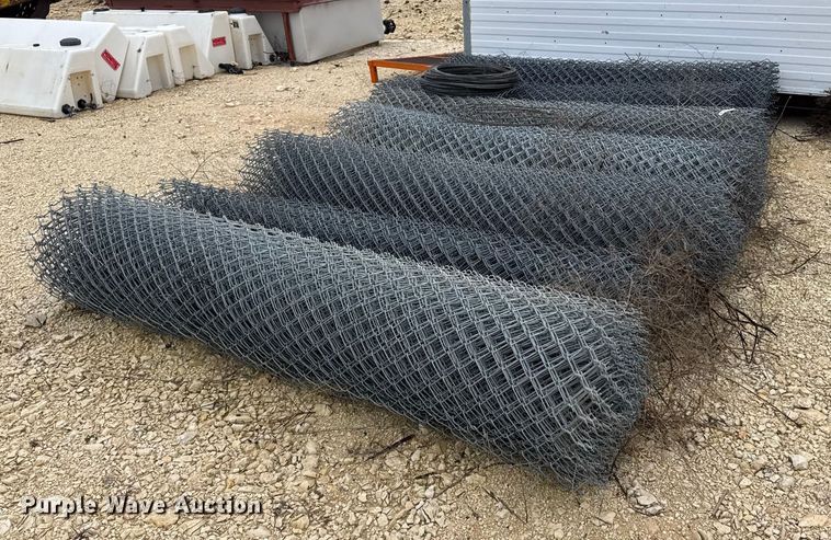 (8) rolls of chain link fencing - EU6258