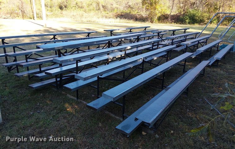 (4) sets of bleachers  - FK0521