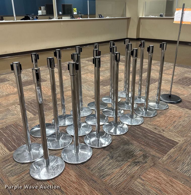 (20) Tensabarrier Tensator stanchions - NA9944