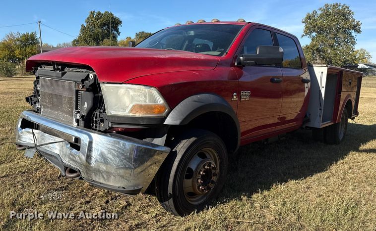 2011 Dodge Ram 5500 Crew Cab utility / service truck - DJ7876