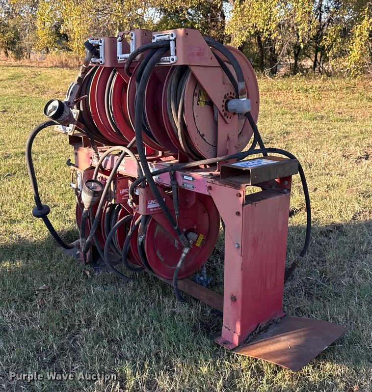 (7) hose reels with stand - DJ7973