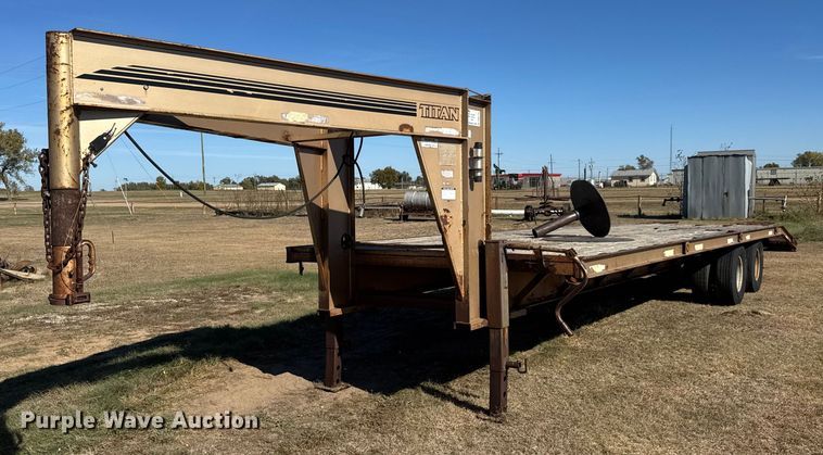 1999 Titan 3F3808 equipment trailer - DW6756