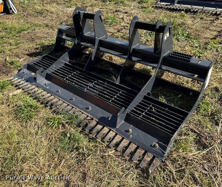 2025 Wolverine LL-12-78W skid steer rock bucket - DY8389