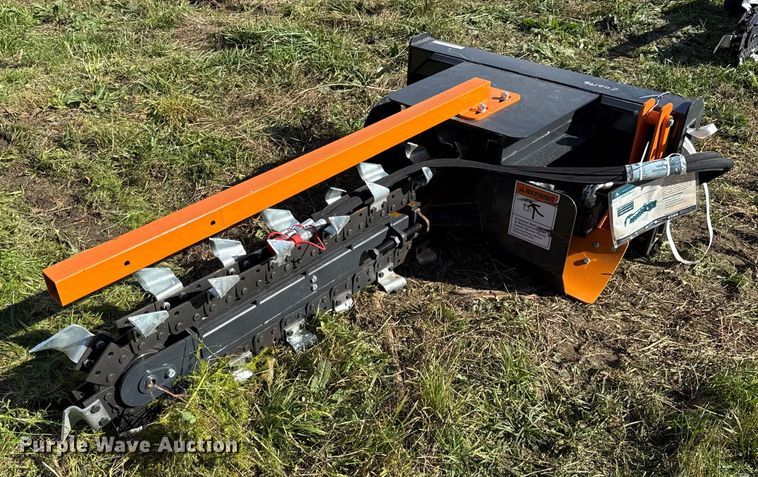 2025 Wolverine TCR-12-48H skid steer trencher - DY8392