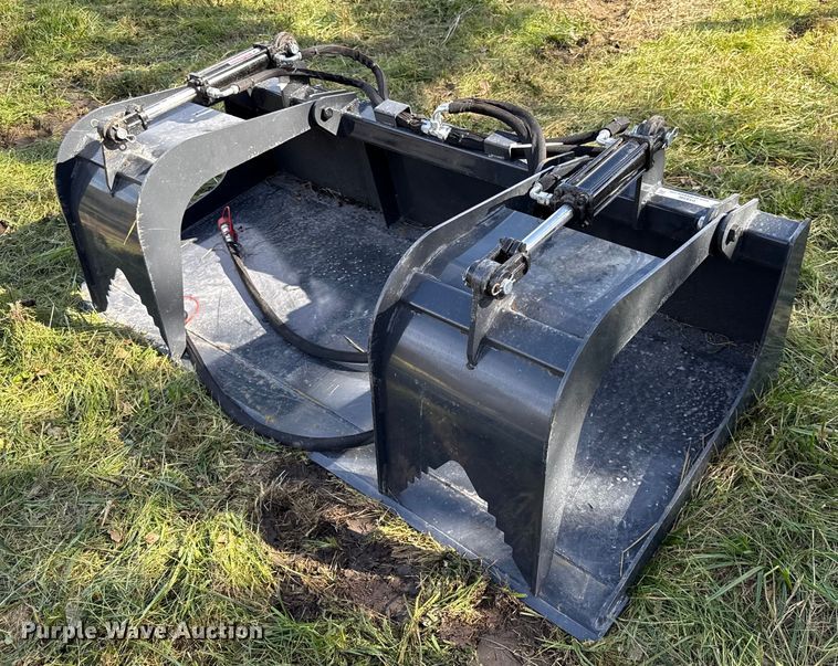 2025 Wolverine GB-11-72W skid steer grapple bucket - DY8396