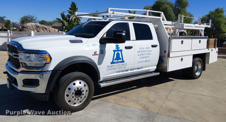 2023 RAM 4500HD Crew Cab flatbed truck - EC1249