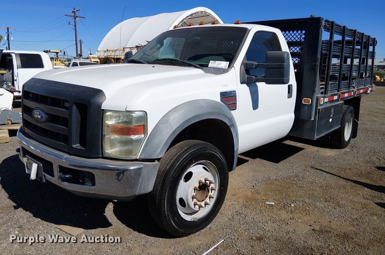 2008 Ford F450 Super Duty flatbed truck - EC1281