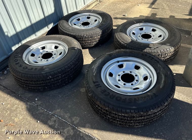 (4) Firestone Transforce HT 245/70R17 tires and wheels - ER0231