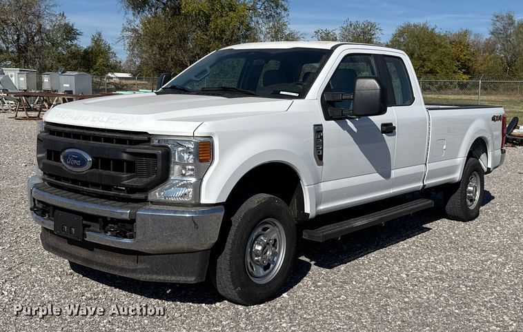 2021 Ford F250 Super Duty SuperCab pickup truck - EU5340