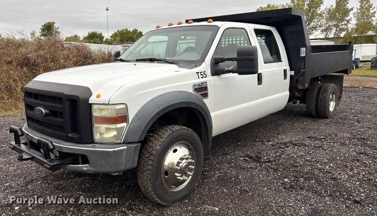 2008 Ford F550 Super Duty XL dump bed pickup truck - EV2533