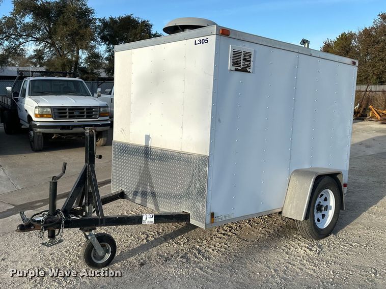 2012 Arising Industries Inc. 58SSRW enclosed cargo trailer with Mecc Alte generator - DF8662
