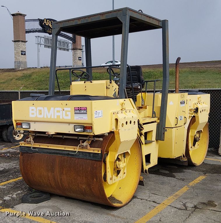 2000 Bomag BW 161 AD-2 double drum vibratory roller - DU3728