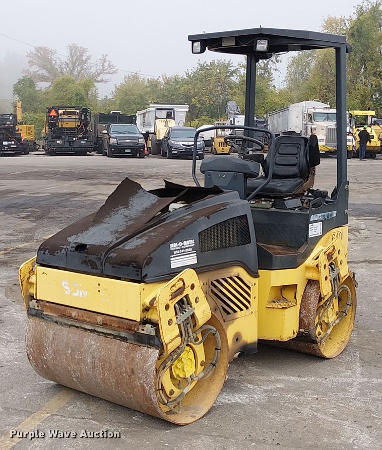 2005 Bomag BW 120 AD-4 double drum roller compactor - DU3730