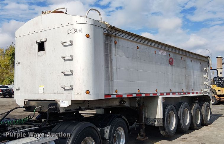2008 Mac end dump trailer - DU3732